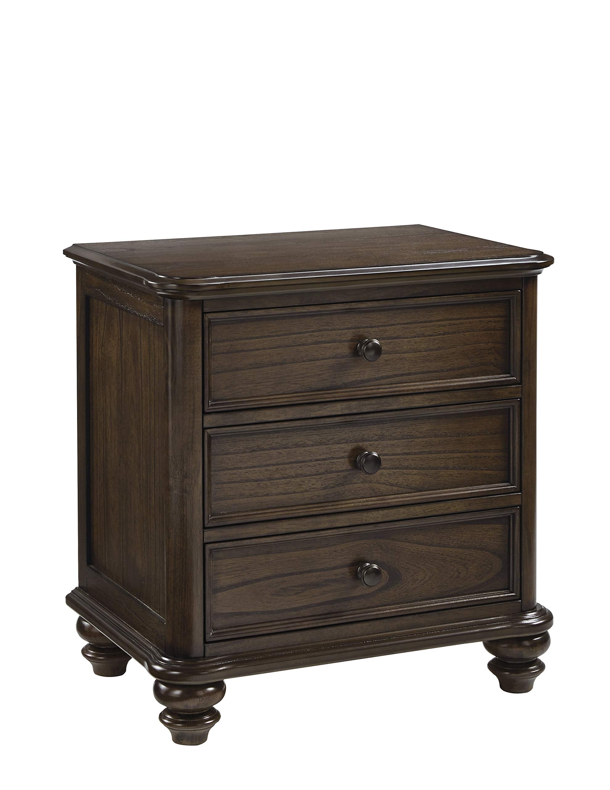 Progressive Furniture Pearson Nightstand, Aged Oak